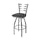 Holland Bar Stool Co OD410 Jackie Stainless Steel 30 Swivel Outdoor Bar Stool with Breeze Graphite Seat OD41030SSOD003 - alternate 1